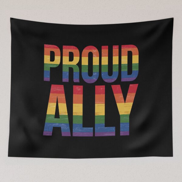 Item preview, Proud Ally LGBTQ Lesbian Gay Bisexual Trans Pan Queer designed and sold by RonnasJackson.