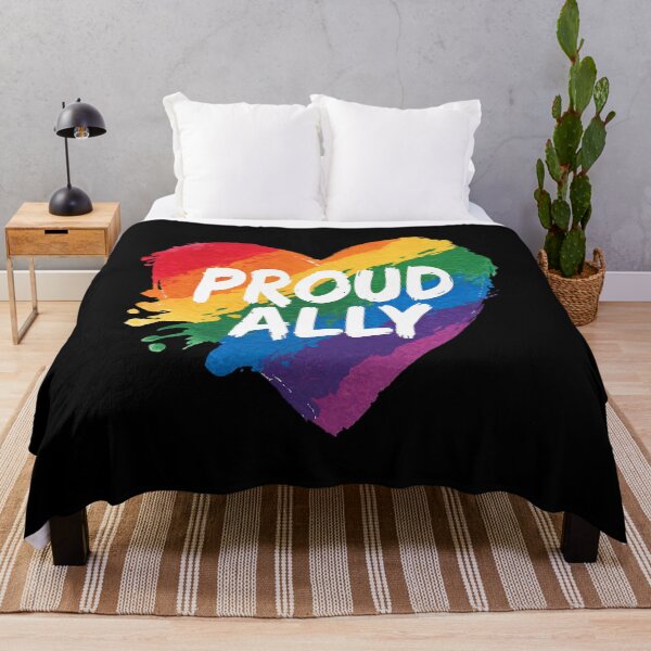 Item preview, Proud Ally shirt LGBTQ+ Pride month LGBT Flag Proud Ally designed and sold by RonnasJackson.