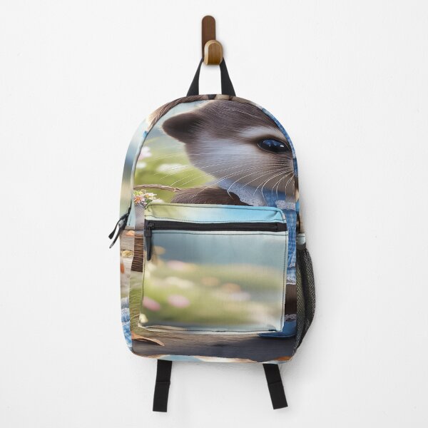 Item preview, Cute Mongoose in Flowers' Field 1 designed and sold by DinsignStudio.