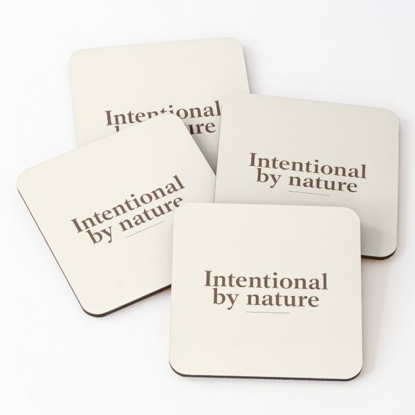 Item preview, Intentional by Nature – Calm Living Quote Design designed and sold by Irene Catchmind.