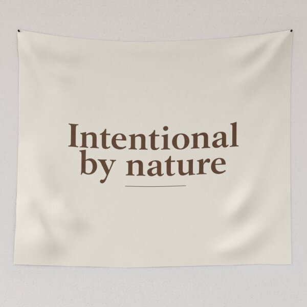 Item preview, Intentional by Nature – Calm Living Quote Design designed and sold by Irene Catchmind.