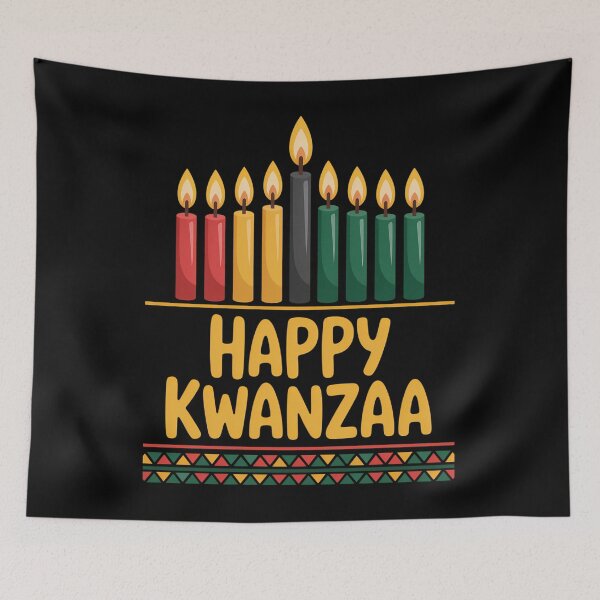 Item preview, Kwanza Christmas Afro-American Kids Women Happy Kwanzaa designed and sold by EllenJast.