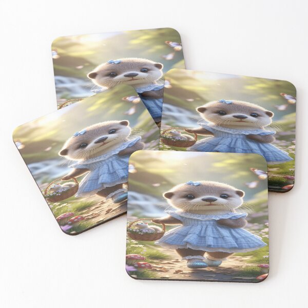 Item preview, Cute Mongoose in Flowers' Field 2 designed and sold by DinsignStudio.