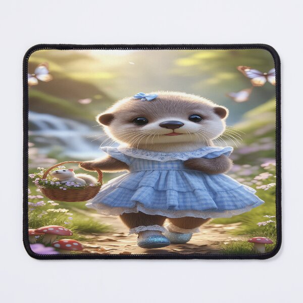 Item preview, Cute Mongoose in Flowers' Field 2 designed and sold by DinsignStudio.