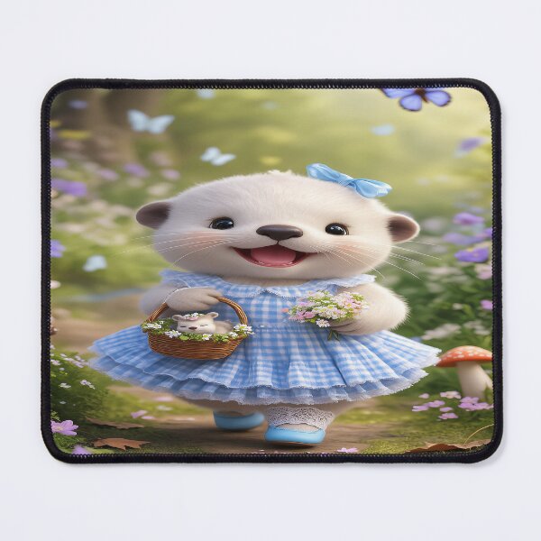 Item preview, Cute Mongoose in Flowers' Field 3 designed and sold by DinsignStudio.