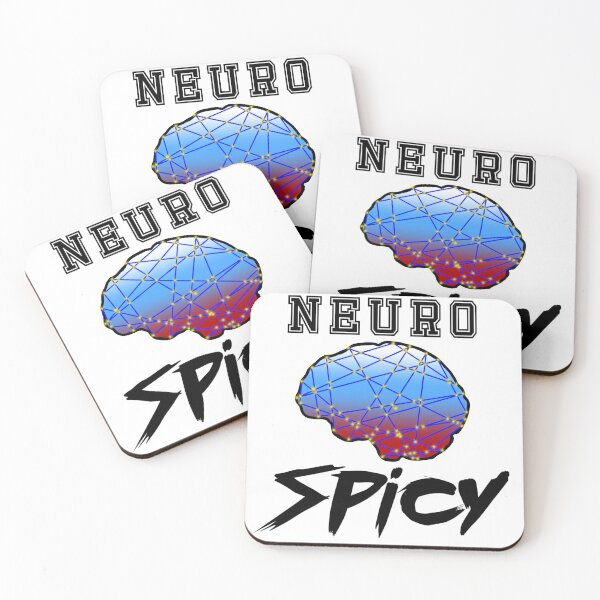 Item preview, Neuro spicy not disabled designed and sold by Blockhead Designs.