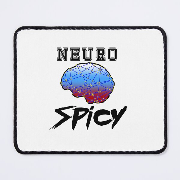 Item preview, Neuro spicy not disabled designed and sold by Blockhead Designs.