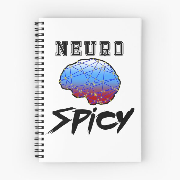 Item preview, Neuro spicy not disabled designed and sold by Blockhead Designs.