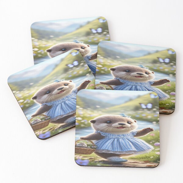 Item preview, Cute Mongoose in Flowers' Field 4 designed and sold by DinsignStudio.