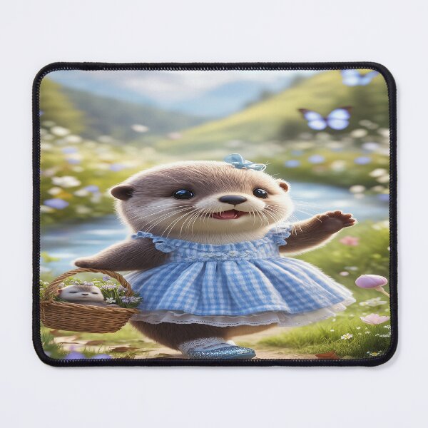Item preview, Cute Mongoose in Flowers' Field 4 designed and sold by DinsignStudio.