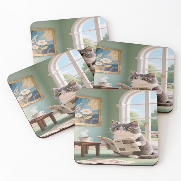Item preview, The Reading Cat 1 designed and sold by DinsignStudio.