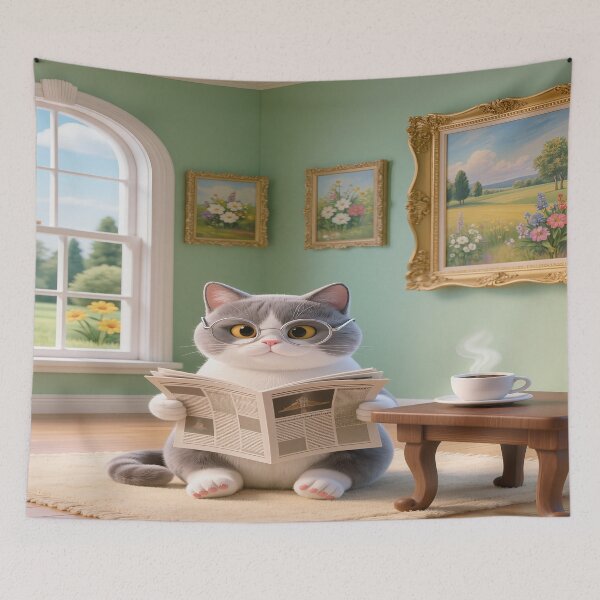 Item preview, The Reading Cat 2 designed and sold by DinsignStudio.