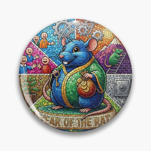 Item preview, YEAR OF THE RAT designed and sold by likbatonboot.