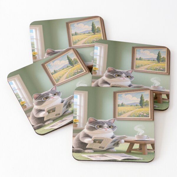 Item preview, The Reading Cat 3 designed and sold by DinsignStudio.