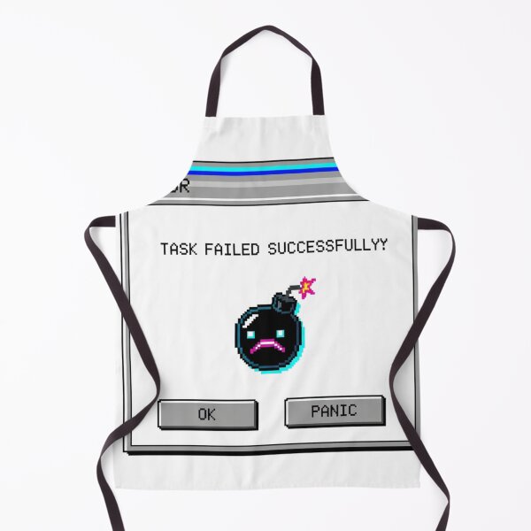 Item preview, Task Failed Successfully Pixel Art Error Message | Retro Programmer Humor Glitchcore designed and sold by LoveDesignMania.