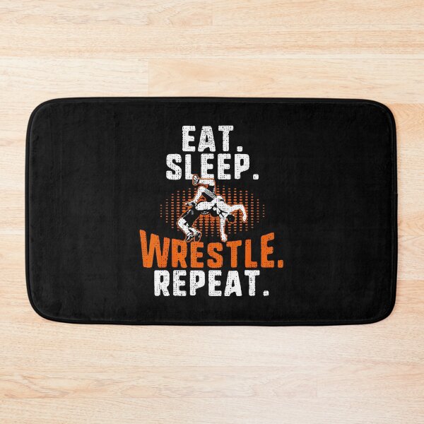 Item preview, Wrestling Funny Eat Sleep Wrestling Repeat Wrestles Wrestler designed and sold by reeneregen.