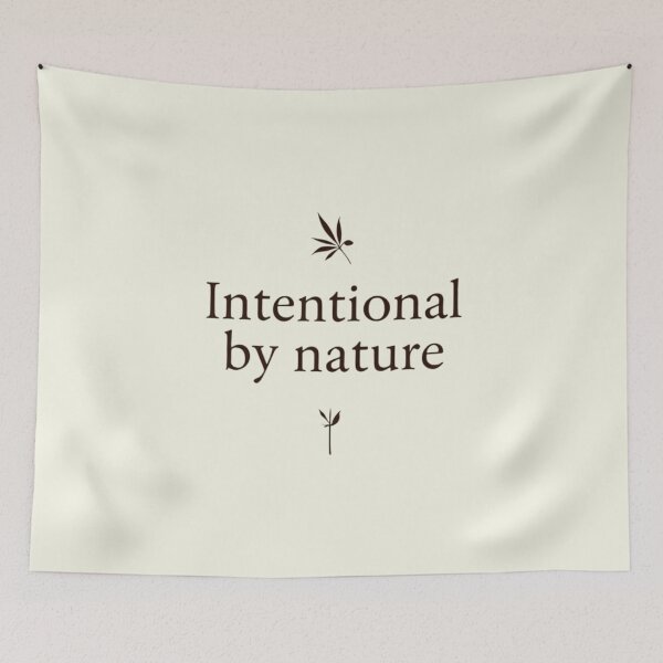 Item preview, Intentional by Nature – Calm Living Quote Design designed and sold by Irene Catchmind.