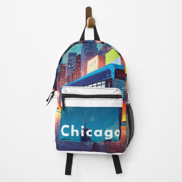 Item preview, Chicago Night Vibes, Cinematic Travel Anime designed and sold by DracoWear.