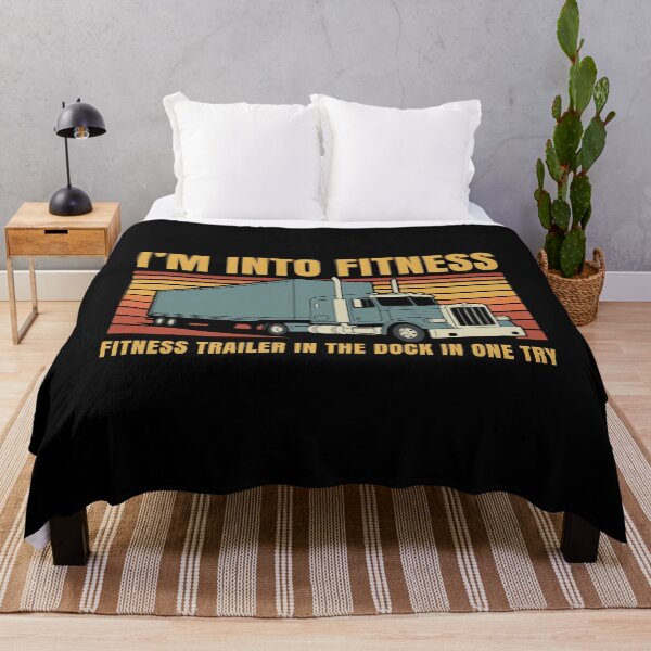 Item preview, Funny Trucker Pun Fitness Whole Trailer in The Dock designed and sold by Kestovi.