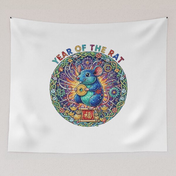 Item preview, YEAR OF THE RAT designed and sold by likbatonboot.