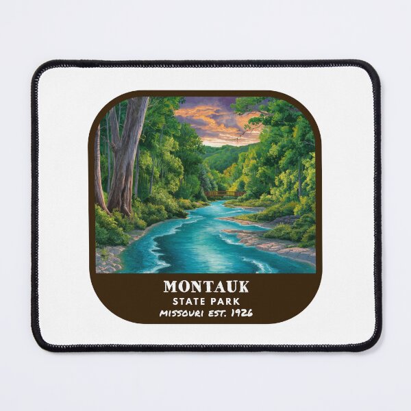 Item preview, Vintage Montauk State Park (Missouri State Park) designed and sold by RabbitK.