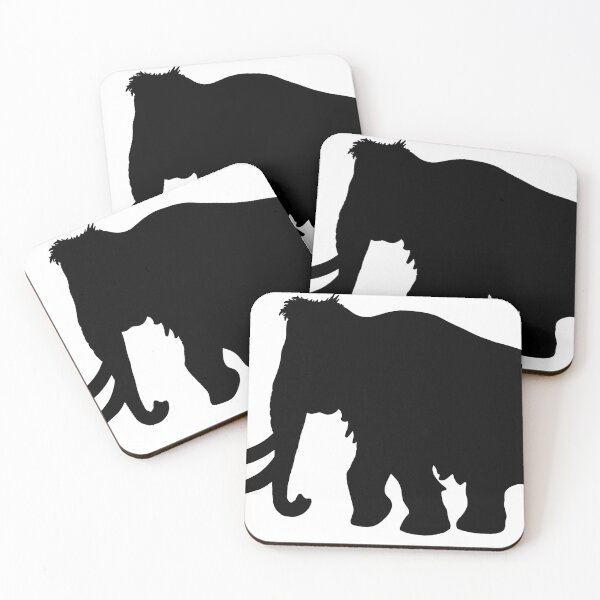 Item preview, mammoth silhouette designed and sold by Blockhead Designs.