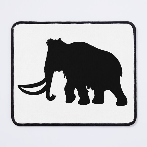 Item preview, mammoth silhouette designed and sold by Blockhead Designs.