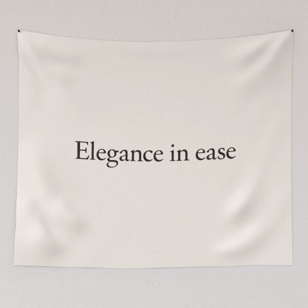 Item preview, Elegance in Ease – Luxury Calm Quote Design designed and sold by Irene Catchmind.