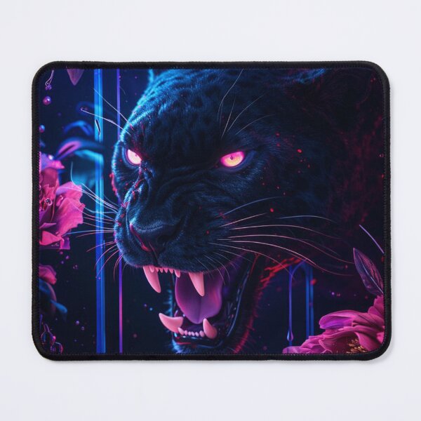 Item preview, Panther in Bloom designed and sold by ArgentoArt.