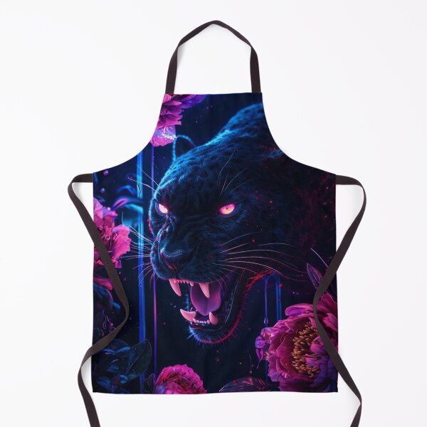 Item preview, Panther in Bloom designed and sold by ArgentoArt.