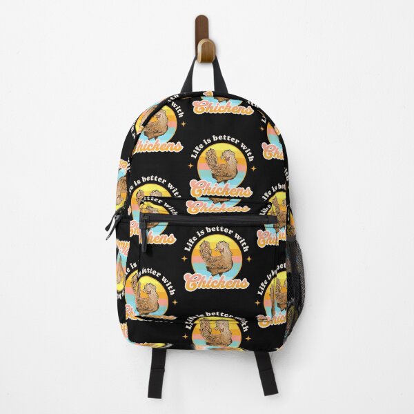 Item preview, Life Is Better With Chickens Retro Style designed and sold by AileighKyser.