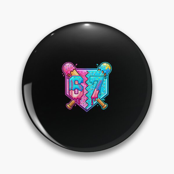 Item preview, Baseball Drip Number 67 Player Ice Cream Drip 67Th Birthday designed and sold by kowaldtlbung.