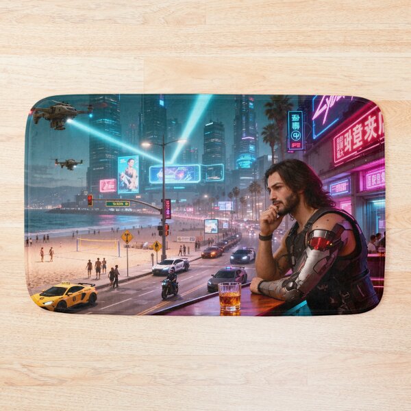 Item preview, Cyberpunk Beach designed and sold by aykiradesigns.