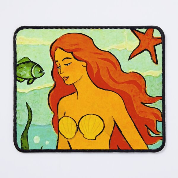 Item preview, Mermaid with Fish designed and sold by ViaARTfactory.
