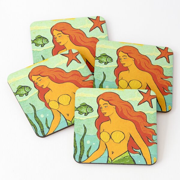 Item preview, Mermaid with Fish designed and sold by ViaARTfactory.