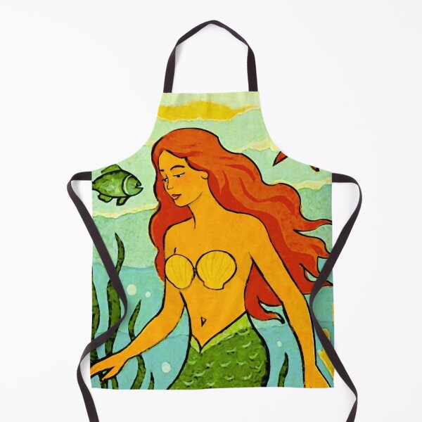 Item preview, Mermaid with Fish designed and sold by ViaARTfactory.