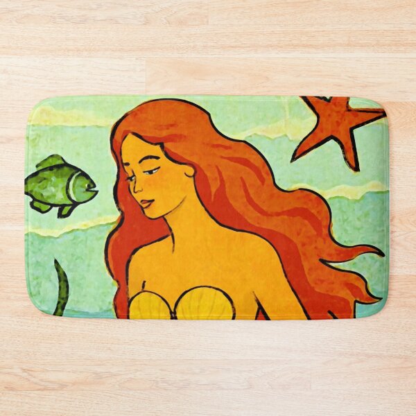 Item preview, Mermaid with Fish designed and sold by ViaARTfactory.