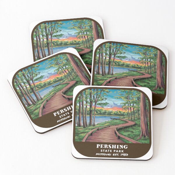 Item preview, Vintage Pershing State Park (Missouri State Park) designed and sold by RabbitK.