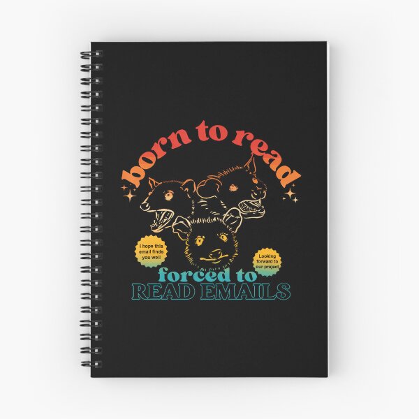 Item preview, Born To Read Forced To Read Emails I Hope This Email designed and sold by AileighKyser.