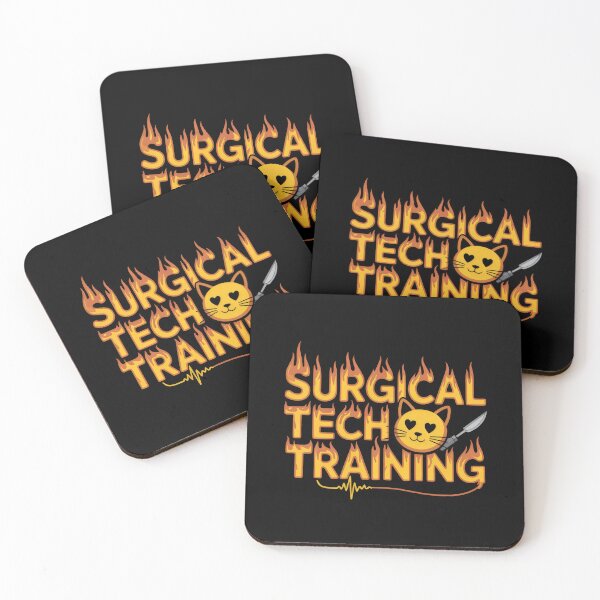 Item preview, Surgical Tech Training Flaming Cat Design – Funny Scrub Tech Art designed and sold by ClinicalHubs.