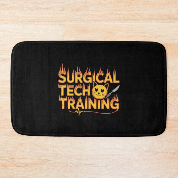 Item preview, Surgical Tech Training Flaming Cat Design – Funny Scrub Tech Art designed and sold by ClinicalHubs.