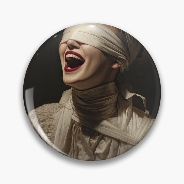 Item preview, Blindfolded Laughter Wrapped in Linen designed and sold by Shannon Hilson.