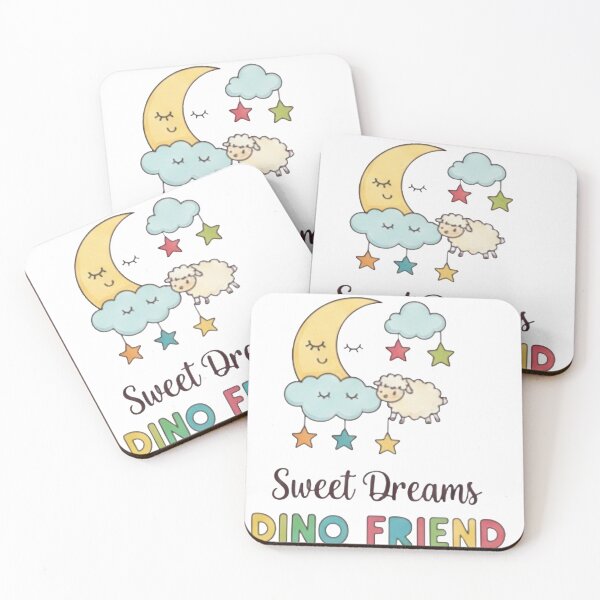 Item preview, Honorary Dinosaur Sleepy Sheep ​Kawaii Dino Friend Bedtime Art designed and sold by ZyVoAli.