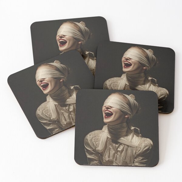 Item preview, Blindfolded Laughter Wrapped in Linen designed and sold by Shannon Hilson.