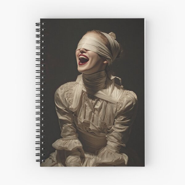 Item preview, Blindfolded Laughter Wrapped in Linen designed and sold by Shannon Hilson.