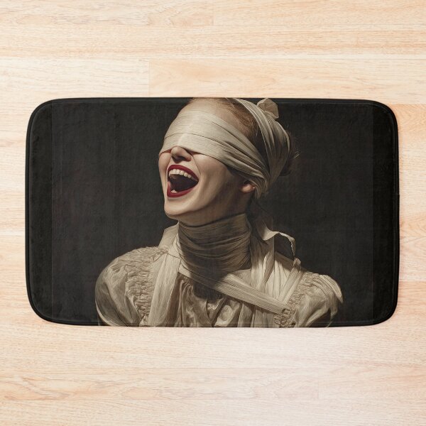Item preview, Blindfolded Laughter Wrapped in Linen designed and sold by Shannon Hilson.