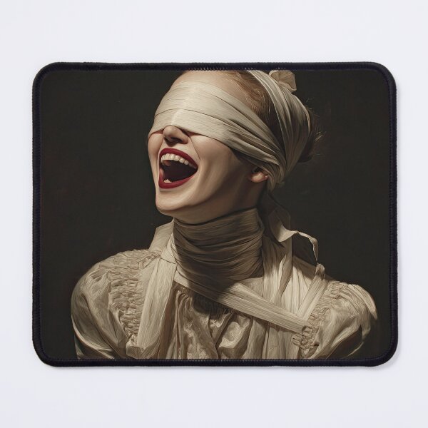 Item preview, Blindfolded Laughter Wrapped in Linen designed and sold by Shannon Hilson.