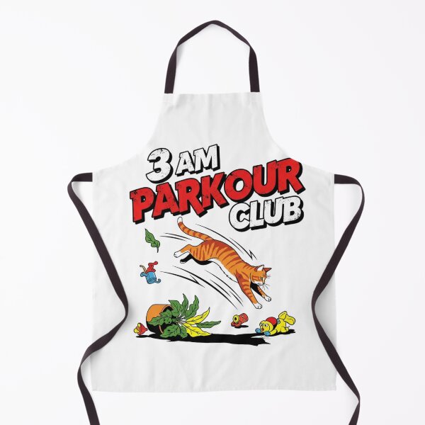 Item preview, 3 AM Parkour Club Funny Tabby Cat Distressed Graphic Design designed and sold by LoveDesignMania.