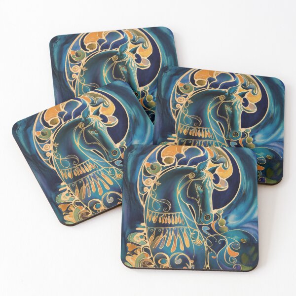 Item preview, Horse archetype and Art Nouveau style designed and sold by INNERHARMONY2.