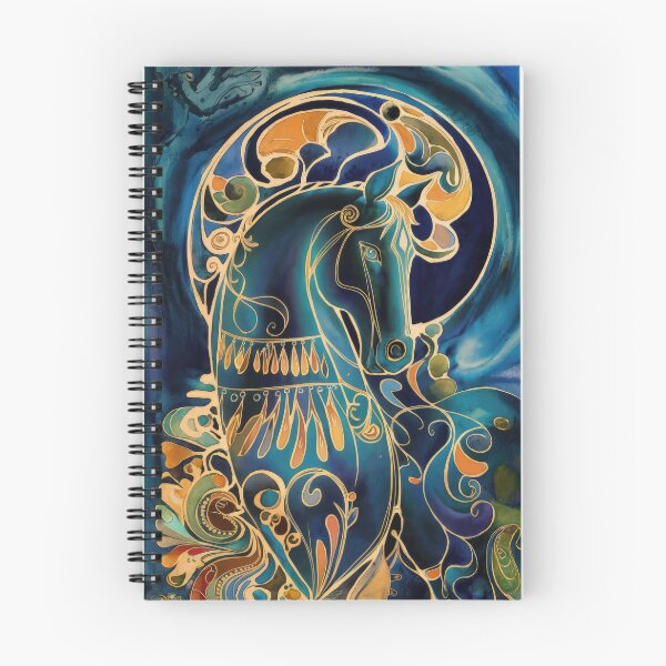 Item preview, Horse archetype and Art Nouveau style designed and sold by INNERHARMONY2.